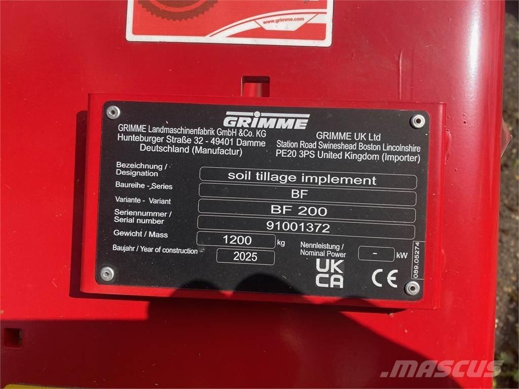 Grimme BF200 Muud põllumajandusmasinad