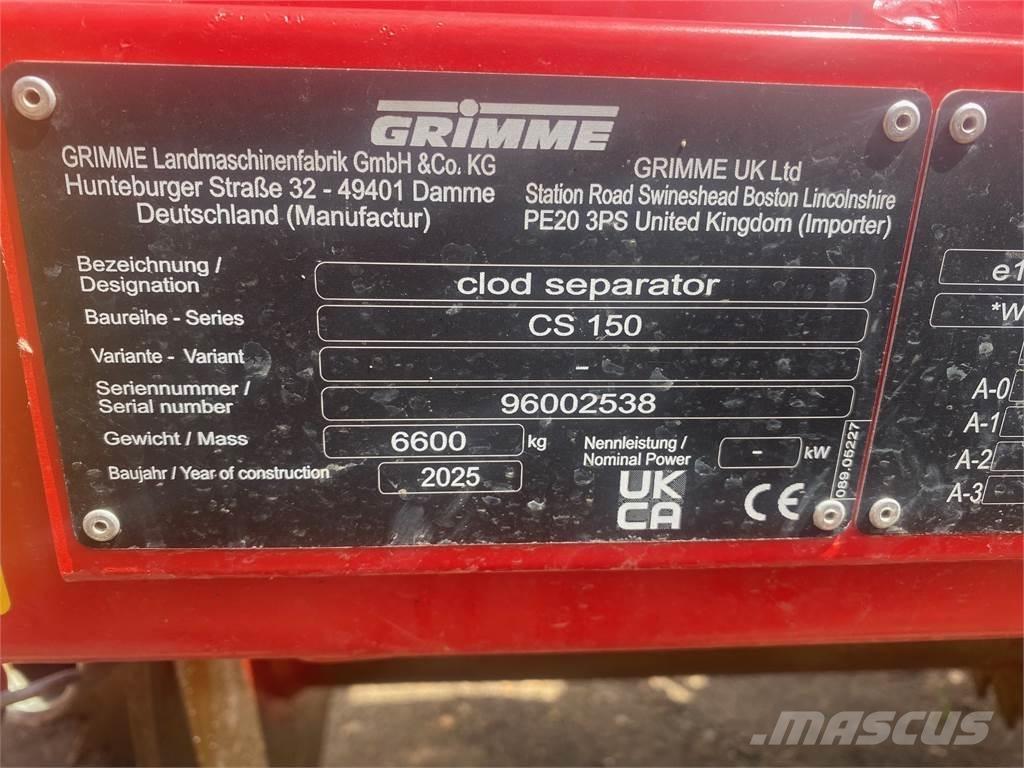 Grimme CS150XL Muud põllumajandusmasinad