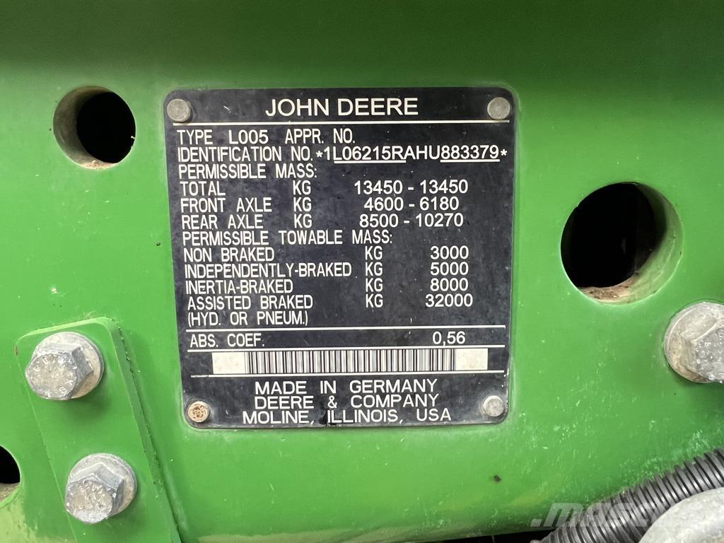 John Deere 6215R Traktorid