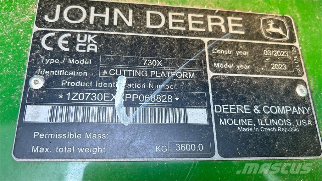 John Deere 730X Teraviljakombainid