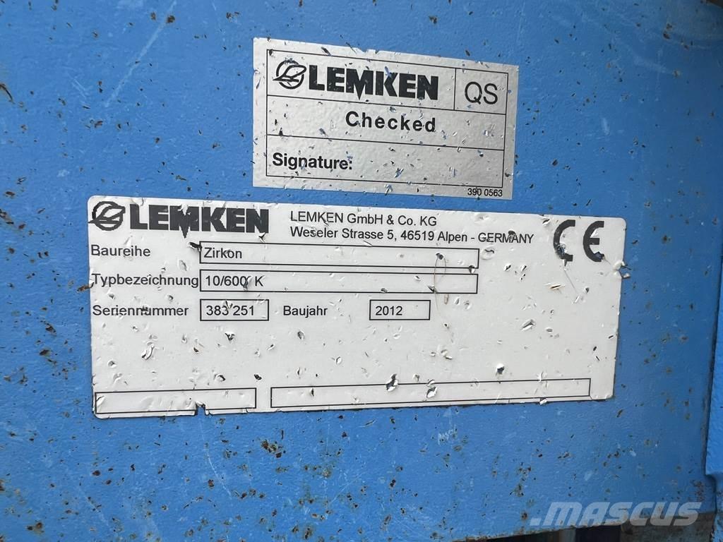 Lemken ZIRKON 10 Randaalid/mullafreesid