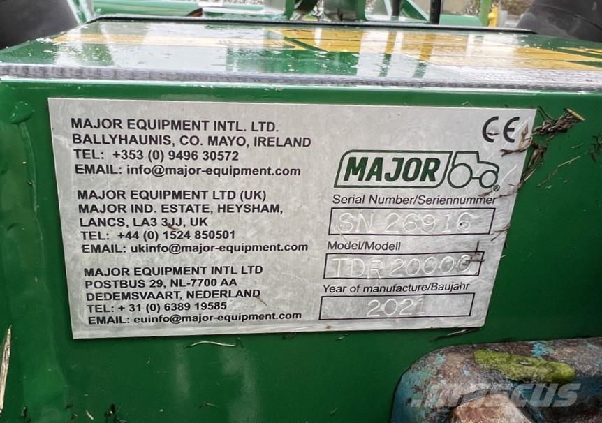 Major TDR20000 Karjamaade niidukid / pealselõikurid