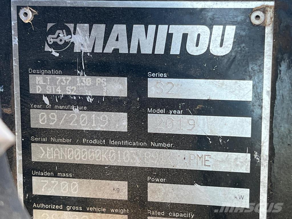Manitou MLT737PS Põllumajanduslikud teleskoopkäitlejad