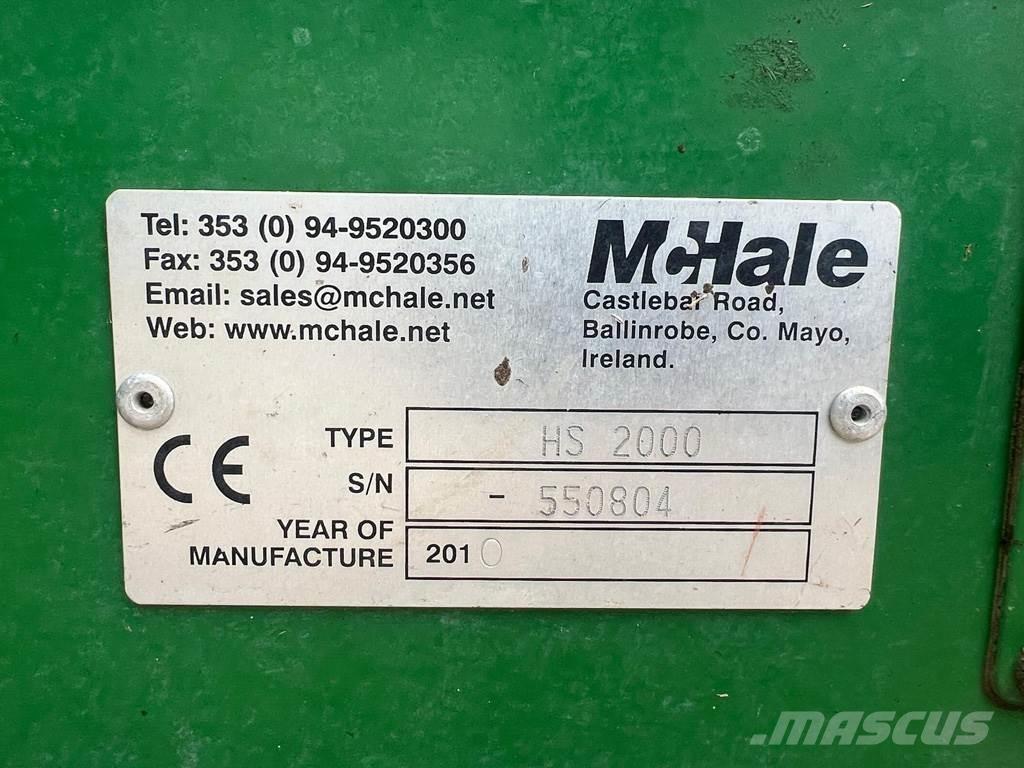 McHale HS2000 Karjamaade niidukid / pealselõikurid