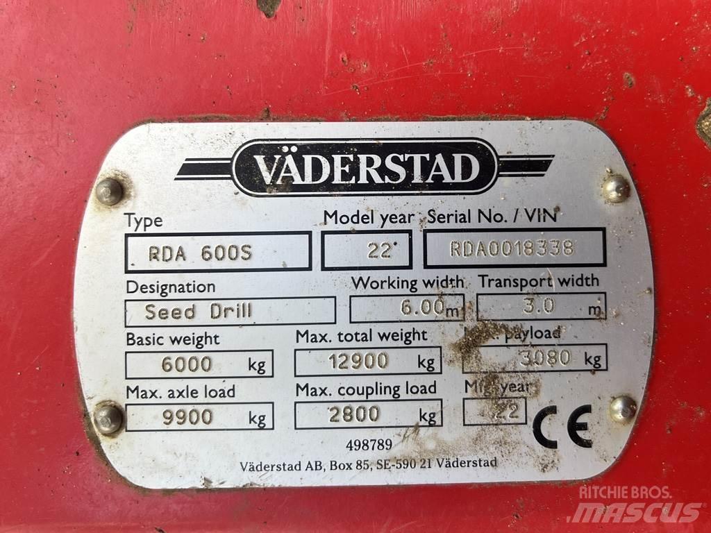Väderstad RDA600S Külvikud