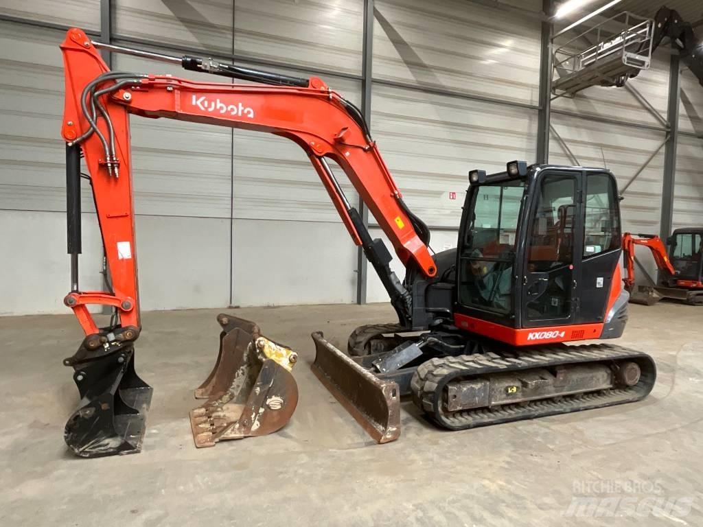 Kubota KX 080-4 Väikeekskavaatorid 7t-12t