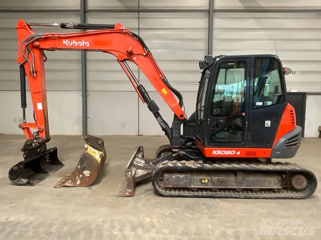 Kubota KX 080-4 Väikeekskavaatorid 7t-12t