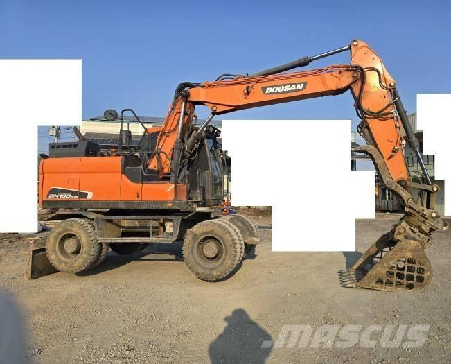 Doosan DX 140 W-5 Ratasekskavaatorid