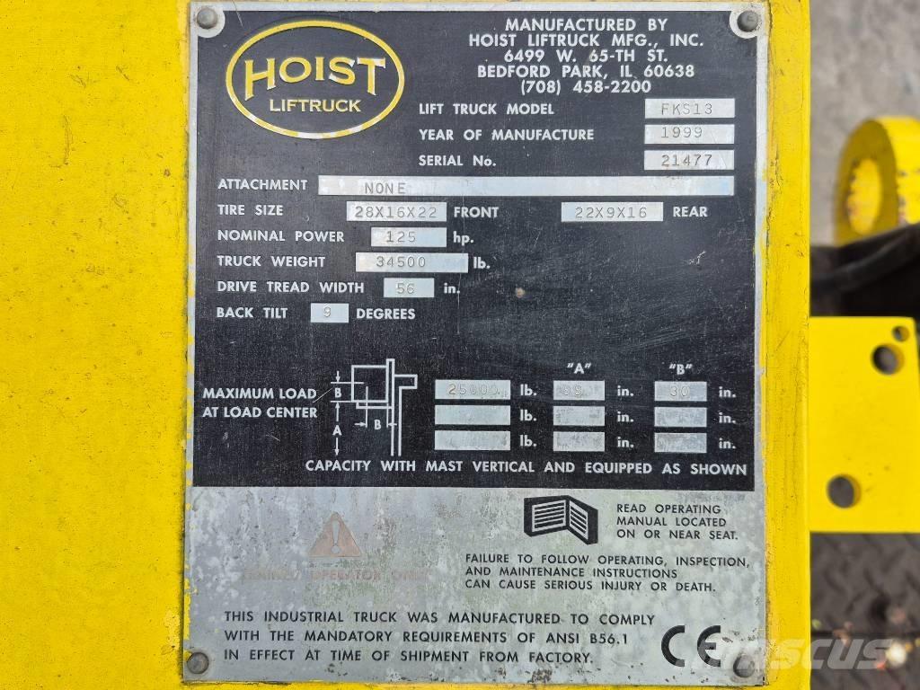 Hoist FKS 13 Kahveltõstukid - muud