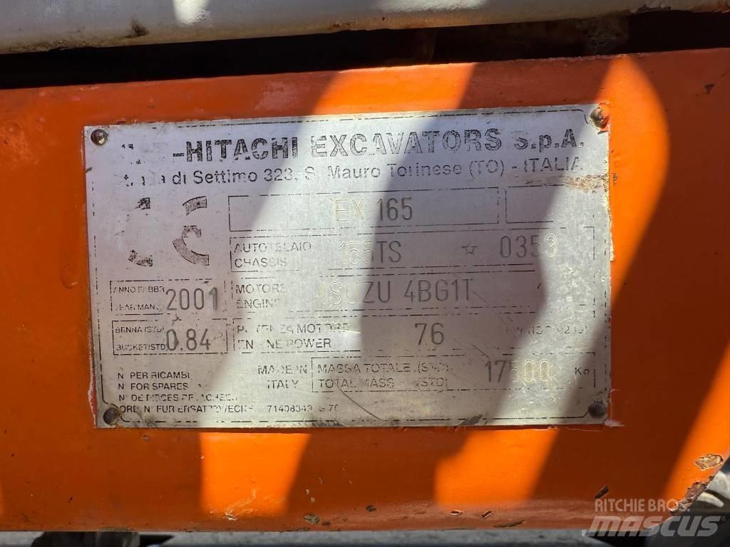 Fiat Hitachi EX 165 Roomikekskavaatorid