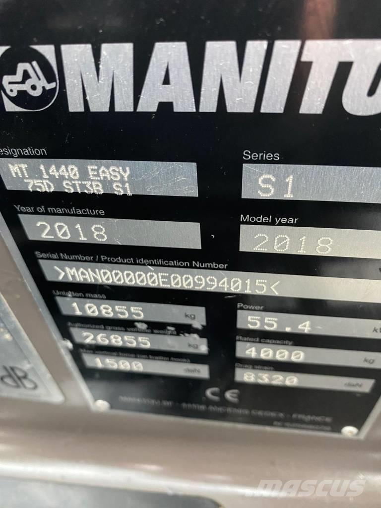 Manitou MT 1440 Teleskooplaadurid