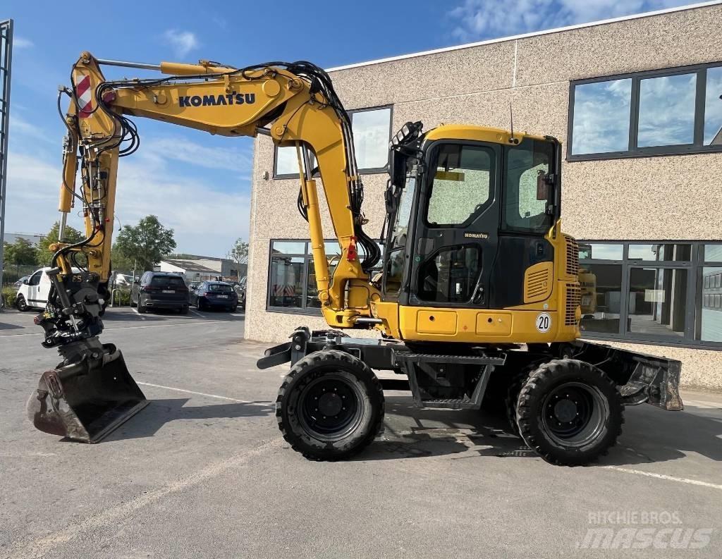 Komatsu PW98MR-10 Ratasekskavaatorid