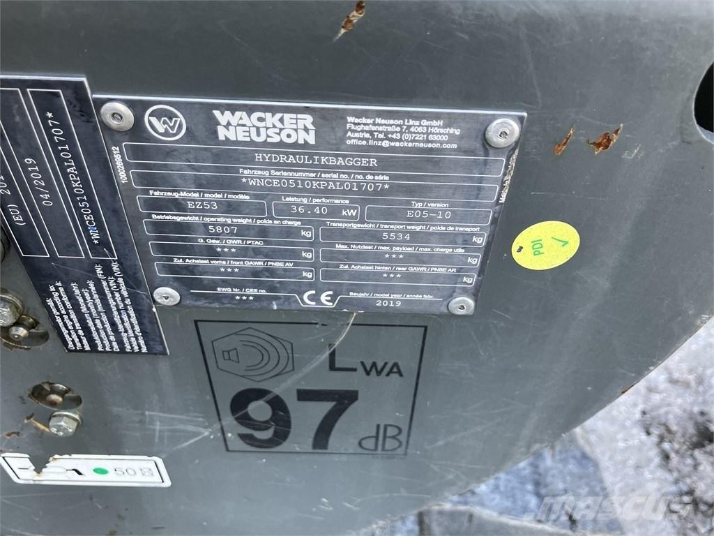 Wacker Neuson EZ 53 Miniekskavaatorid < 7 t