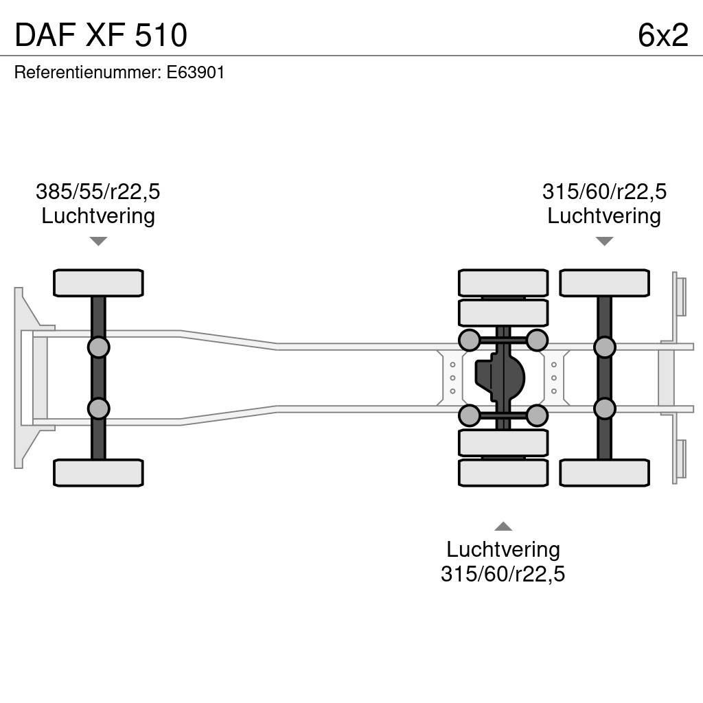 DAF XF 510 Raamautod
