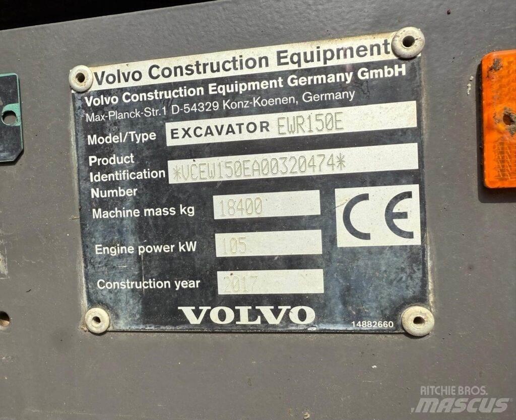 Volvo EWR150E Ratasekskavaatorid