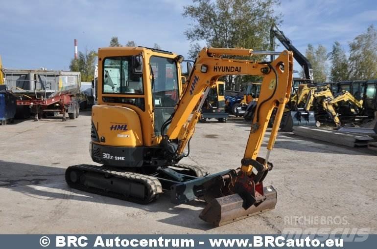 Hyundai R30Z-9AK Miniekskavaatorid < 7 t