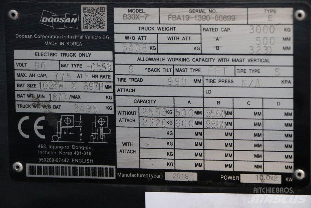 Doosan B30X-7 Elektritõstukid