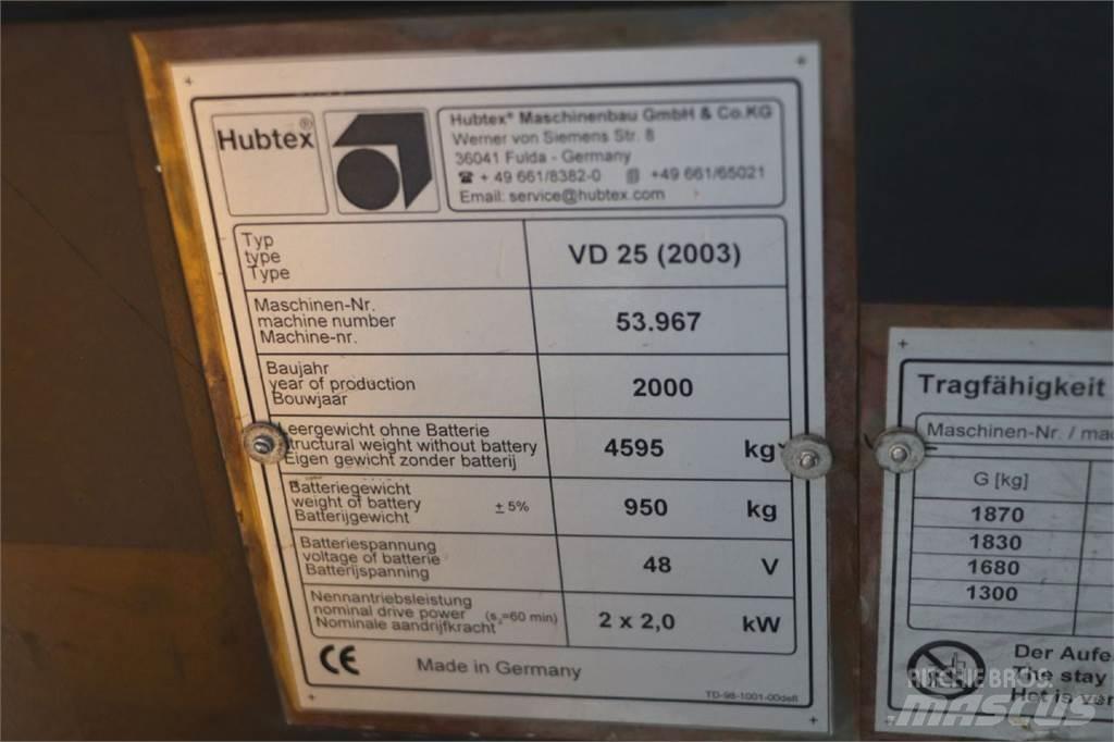 Hubtex VD 25 Külglaadurid