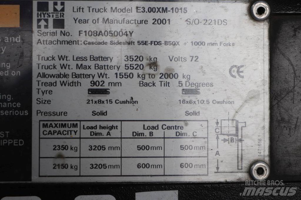 Hyster E3.00XM Elektritõstukid