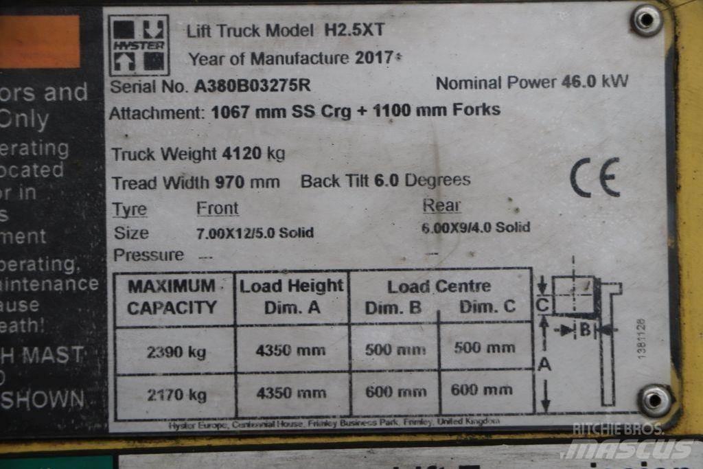 Hyster H2.5XT Gaasitõstukid