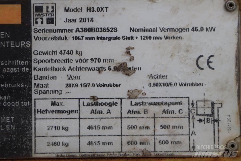 Hyster H3.0XT Gaasitõstukid