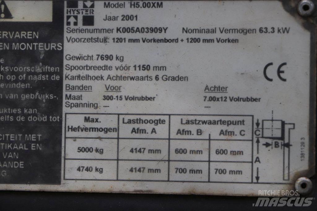 Hyster H5.00XM Gaasitõstukid