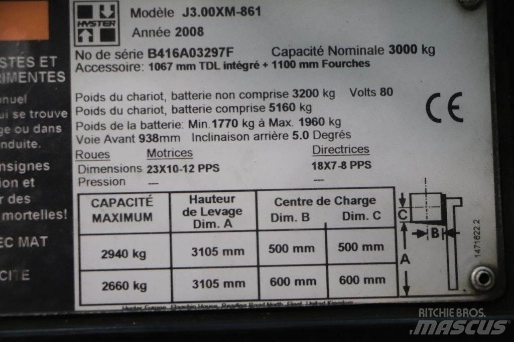 Hyster J3.00XM Elektritõstukid