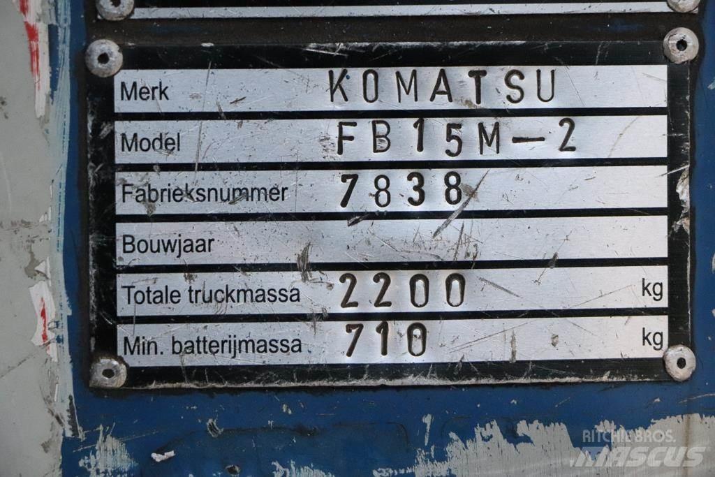 Komatsu FB15M-2 Elektritõstukid