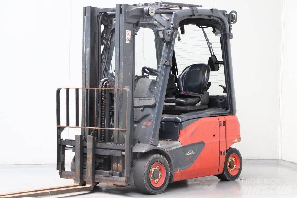 Linde E16P-02 Elektritõstukid