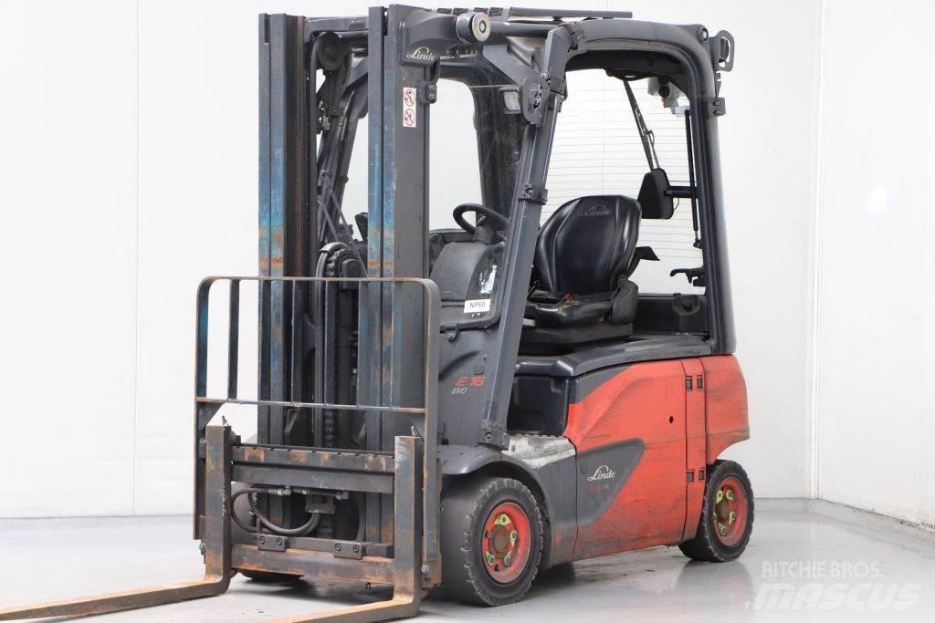 Linde E16P-02 Elektritõstukid