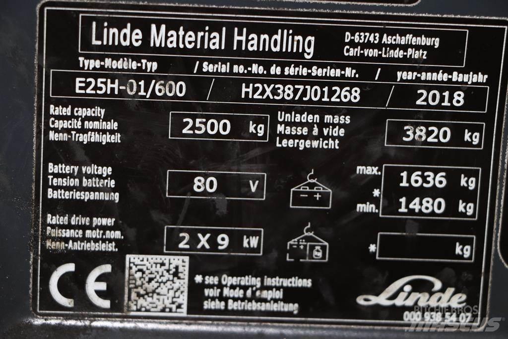 Linde E25H-01/600 Elektritõstukid