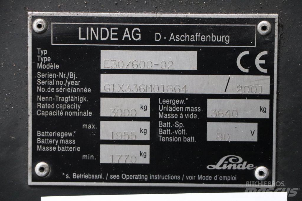Linde E30/600-02 Elektritõstukid