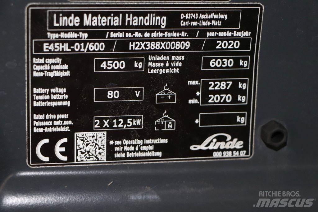 Linde E45HL-01/600 Elektritõstukid