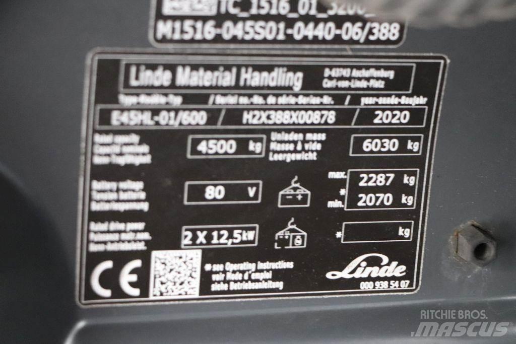 Linde E45HL-01/600 Elektritõstukid