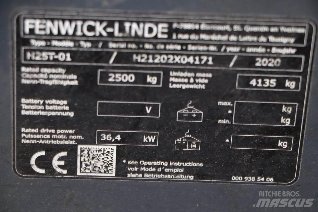 Linde H25T-01 Gaasitõstukid