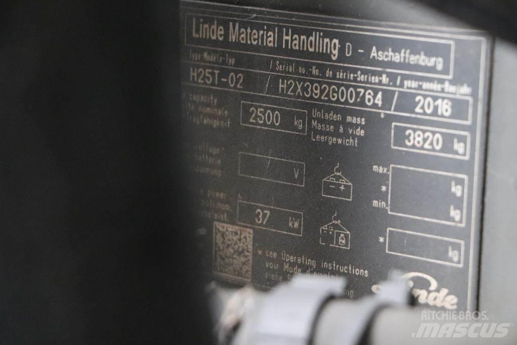 Linde H25T-02 Gaasitõstukid