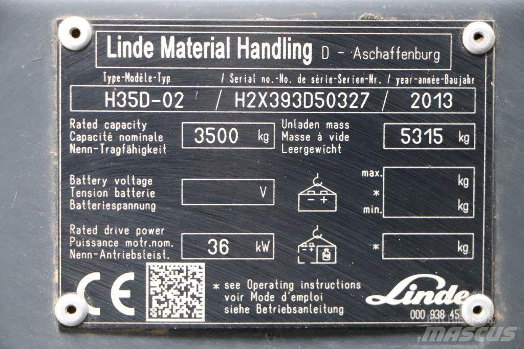 Linde H35D-02 Diiseltõstukid