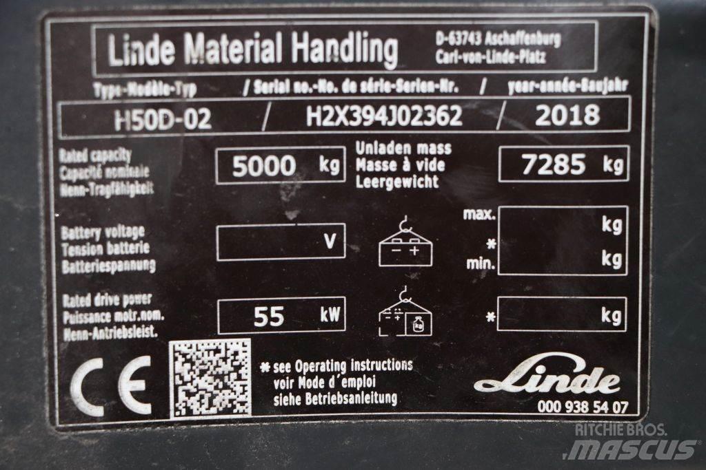 Linde H50D-02 Diiseltõstukid