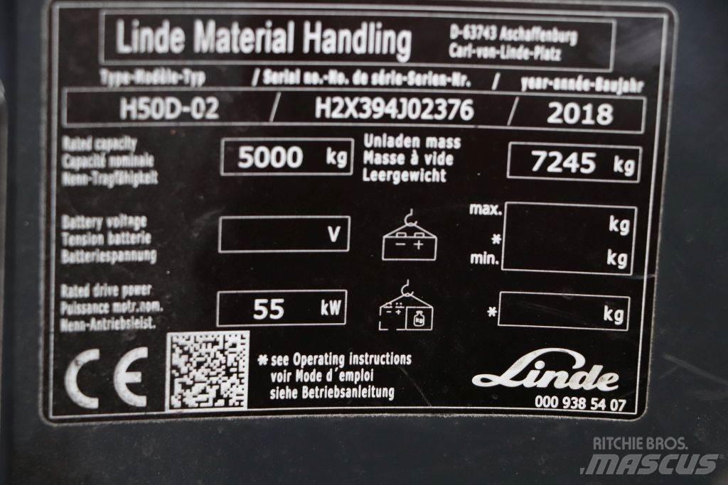 Linde H50D-02 Diiseltõstukid