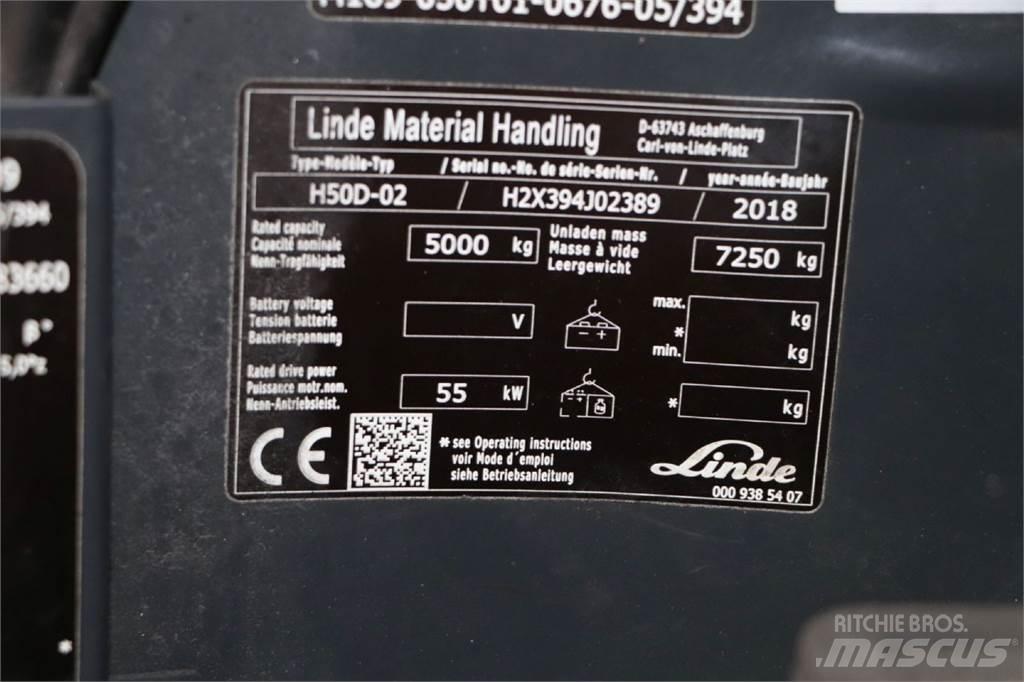Linde H50D-02 Diiseltõstukid