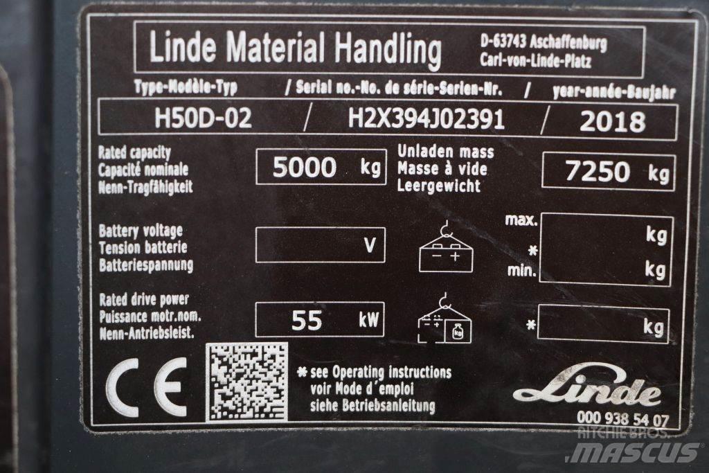 Linde H50D-02 Diiseltõstukid