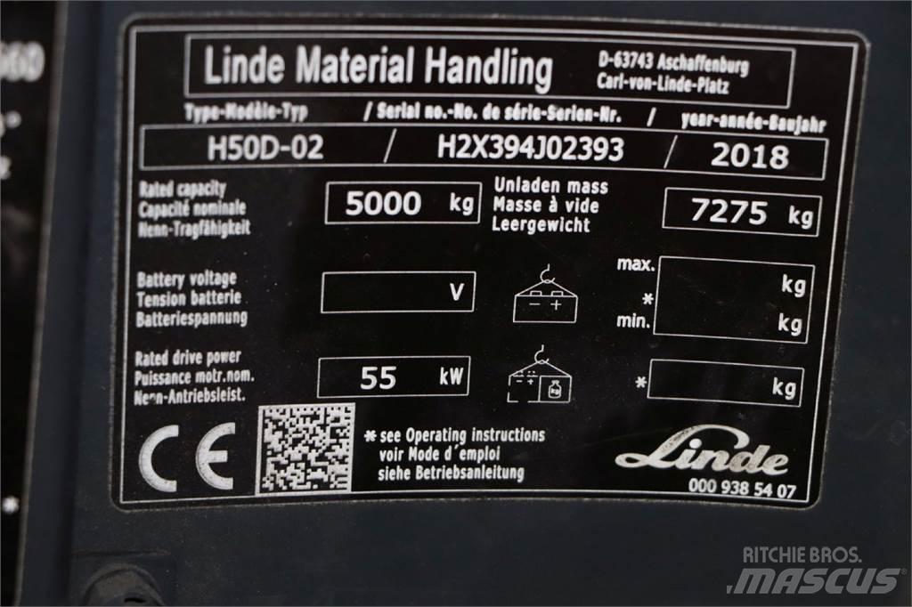 Linde H50D-02 Diiseltõstukid