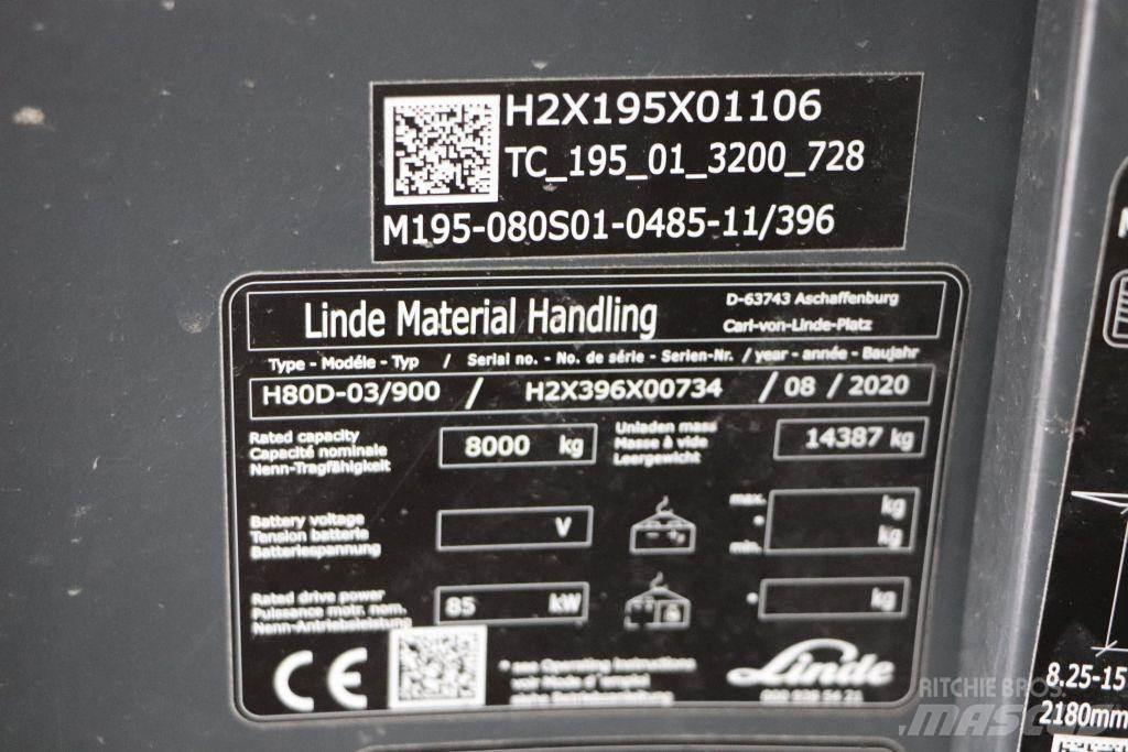 Linde H80D-03/900 Diiseltõstukid