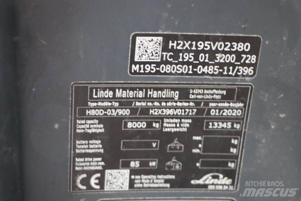 Linde H80D-03/900 Diiseltõstukid
