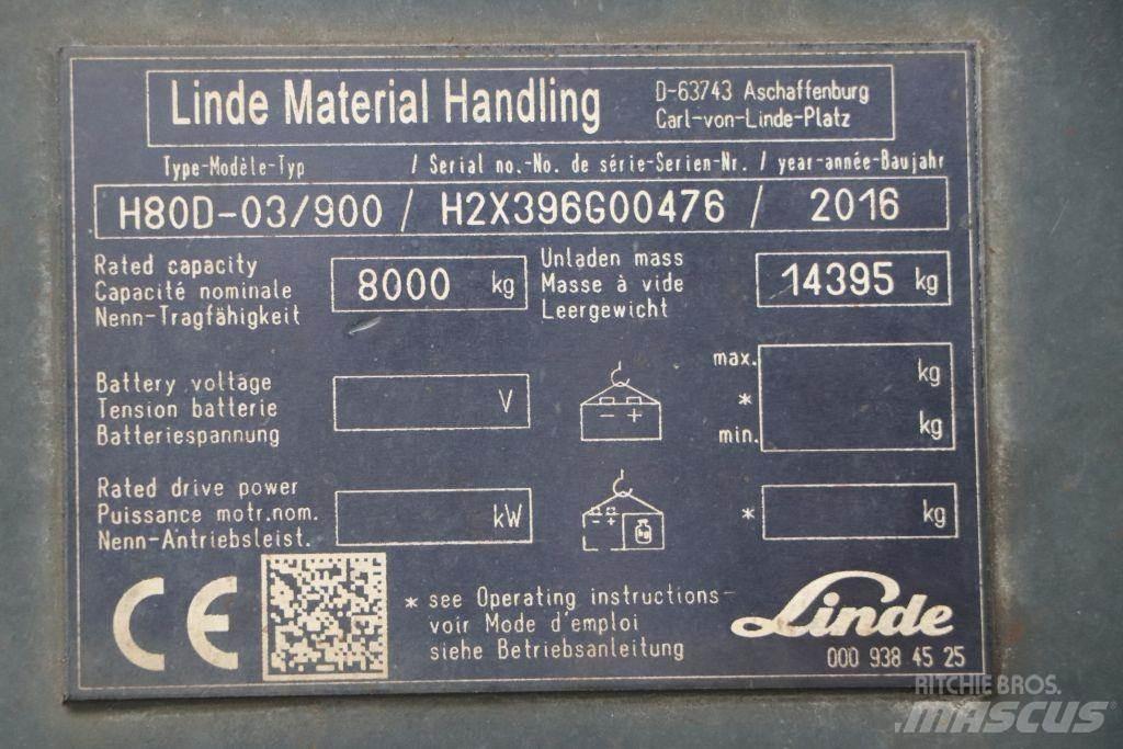 Linde H80D-03/900 Diiseltõstukid