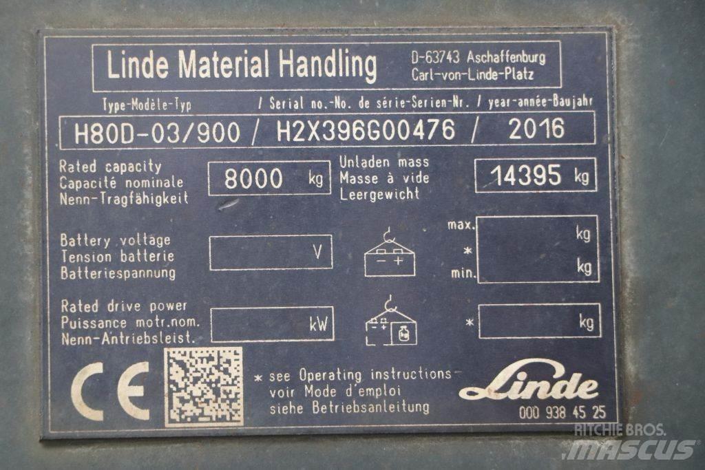 Linde H80D-03/900 Diiseltõstukid