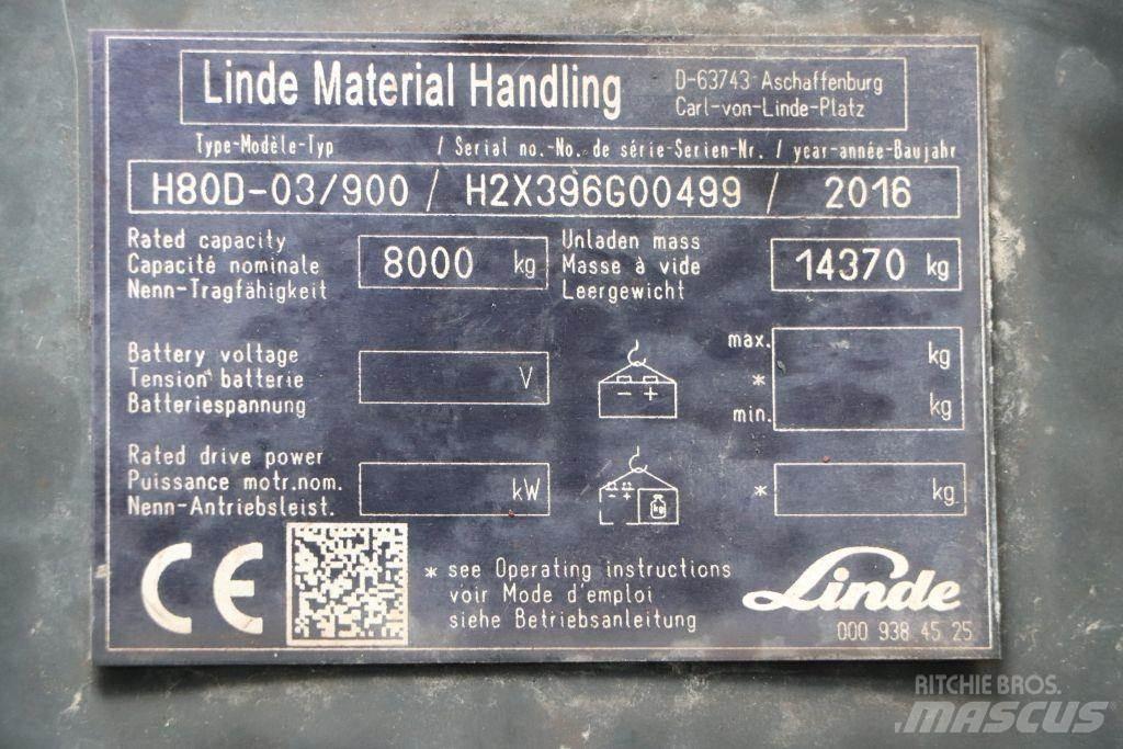 Linde H80D-03/900 Diiseltõstukid