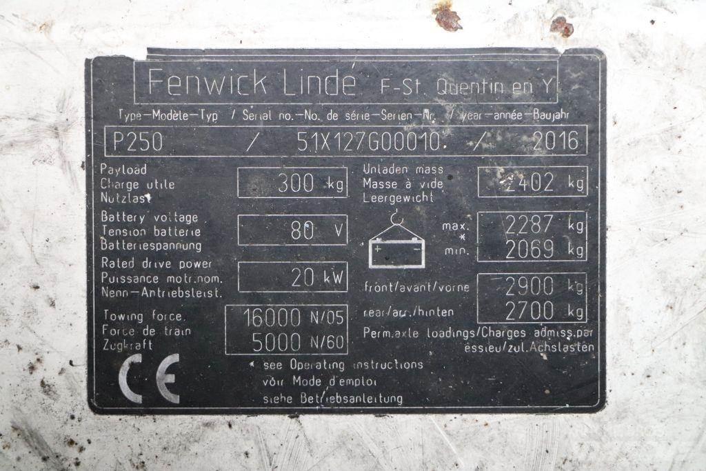 Linde P250 Elektriline puksiir