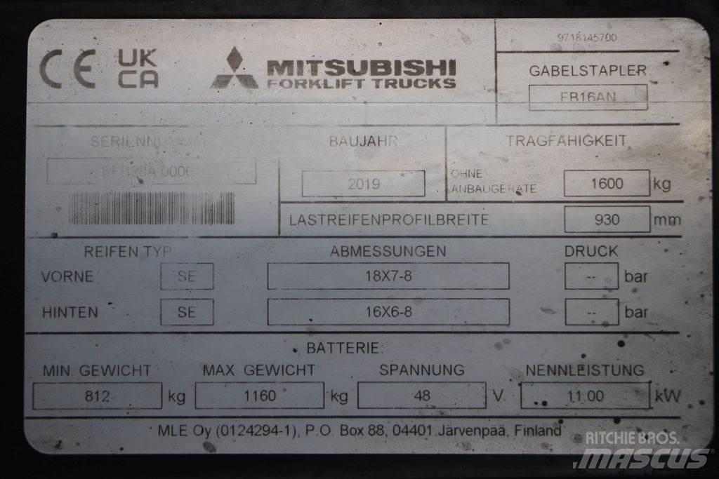 Mitsubishi FB16AN Elektritõstukid