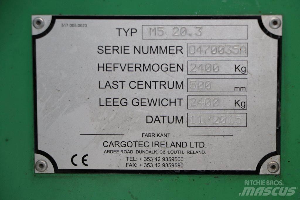 Moffett M5 20.3 Kahveltõstukid - muud